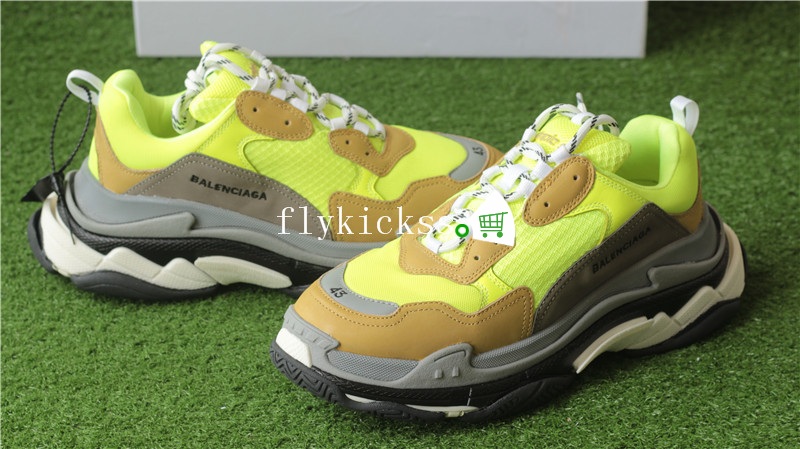 Balenciaga Triples Fall Winter Sneaker Neon Green